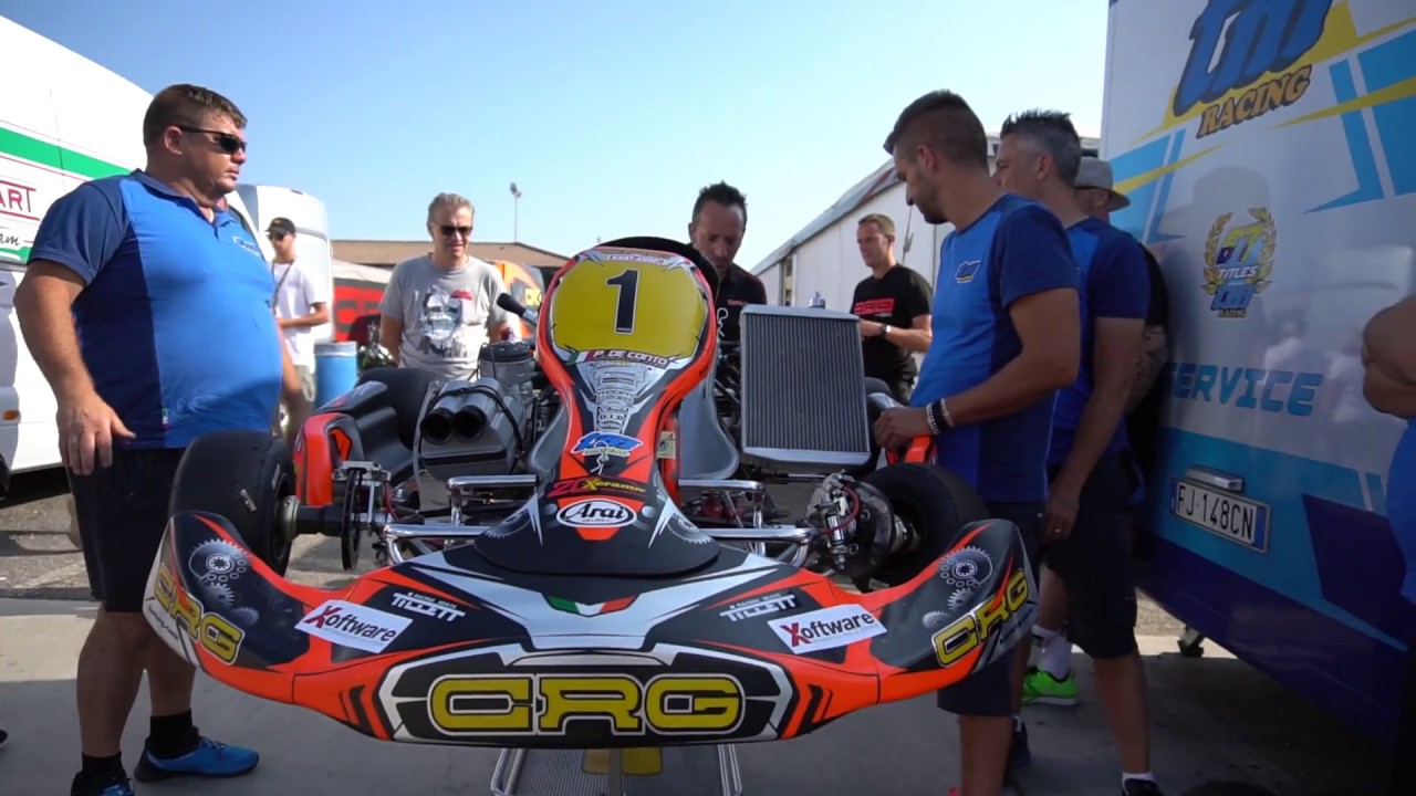 Warm up engine,  FIA European KZ2 KZ Champs, Lonato 2018