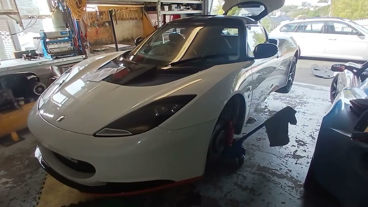 Coolant Flush on Lotus Evora.