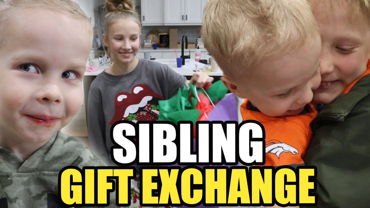 Siblings surprise each other with Christmas gifts!