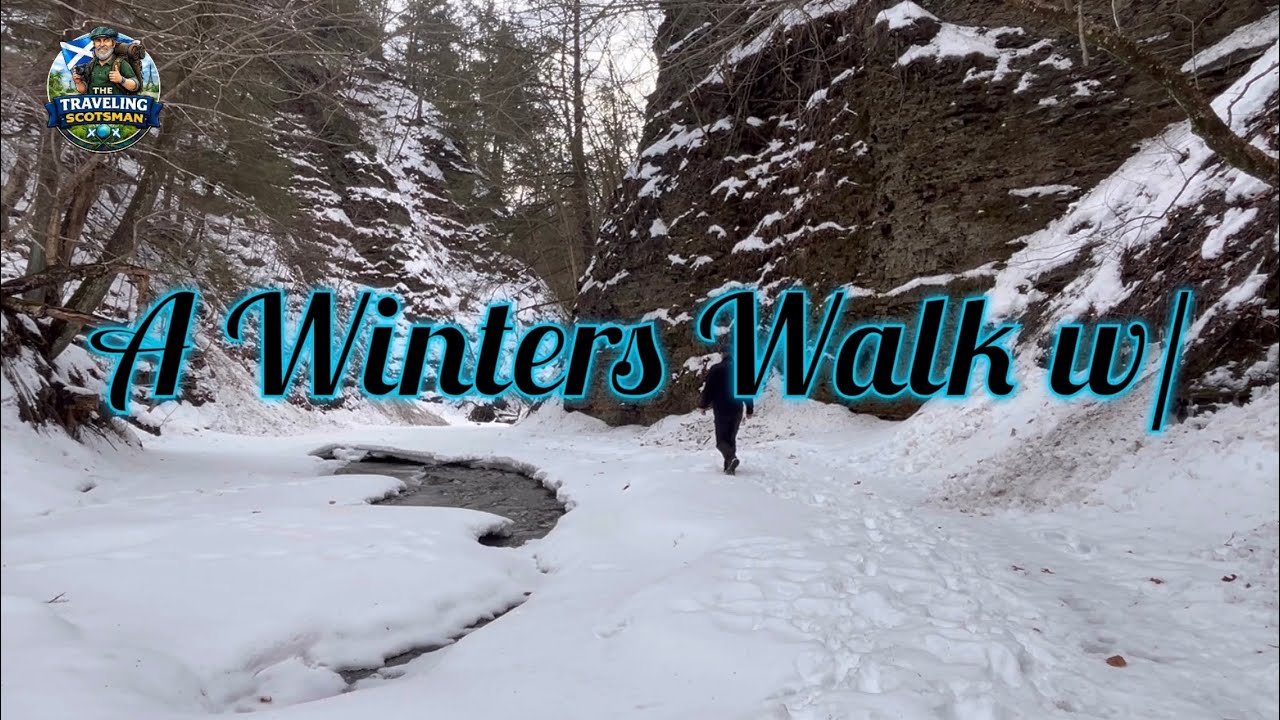 Grimes Glen - A Winters Walk (Naples, NY.)