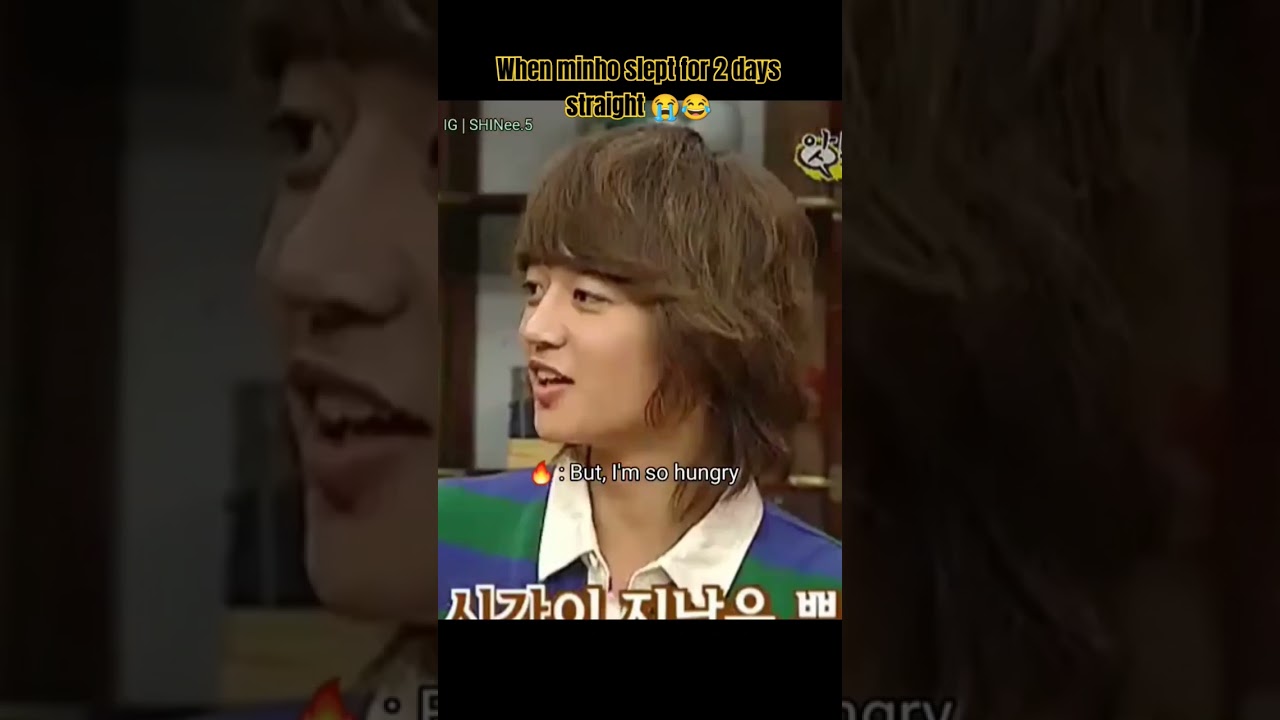 when minho slept for 2 days straight 😂 #shinee #onew #jonghyun #key #minho #taemin #kpop #ytshorts