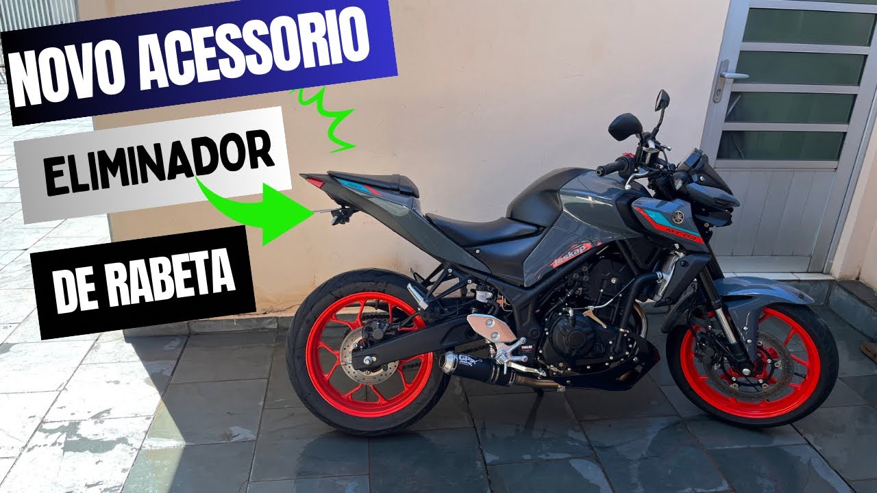 MT03 / COMO INSTALAR ELIMINADOR DE RABETA!!