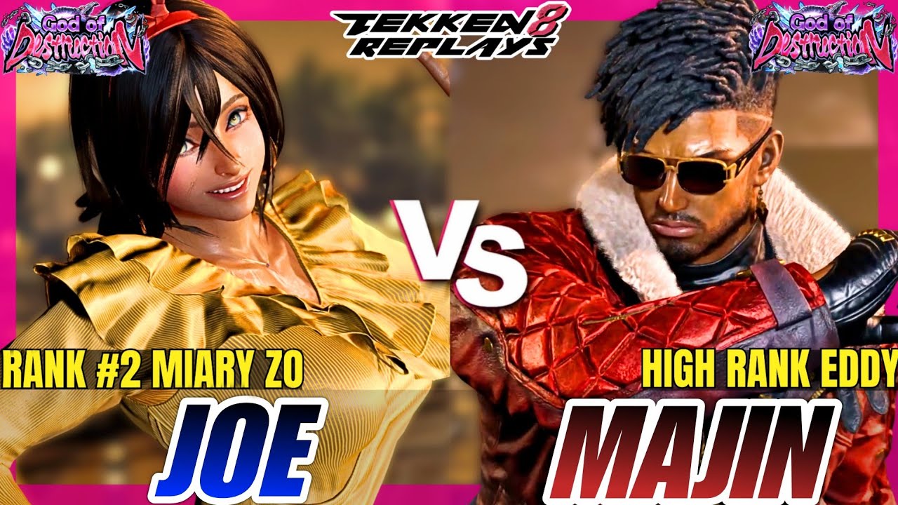 Tekken 8 - Joe Crush (Miary Zo) vs Majin (Eddy) - Epic Ranked Match
