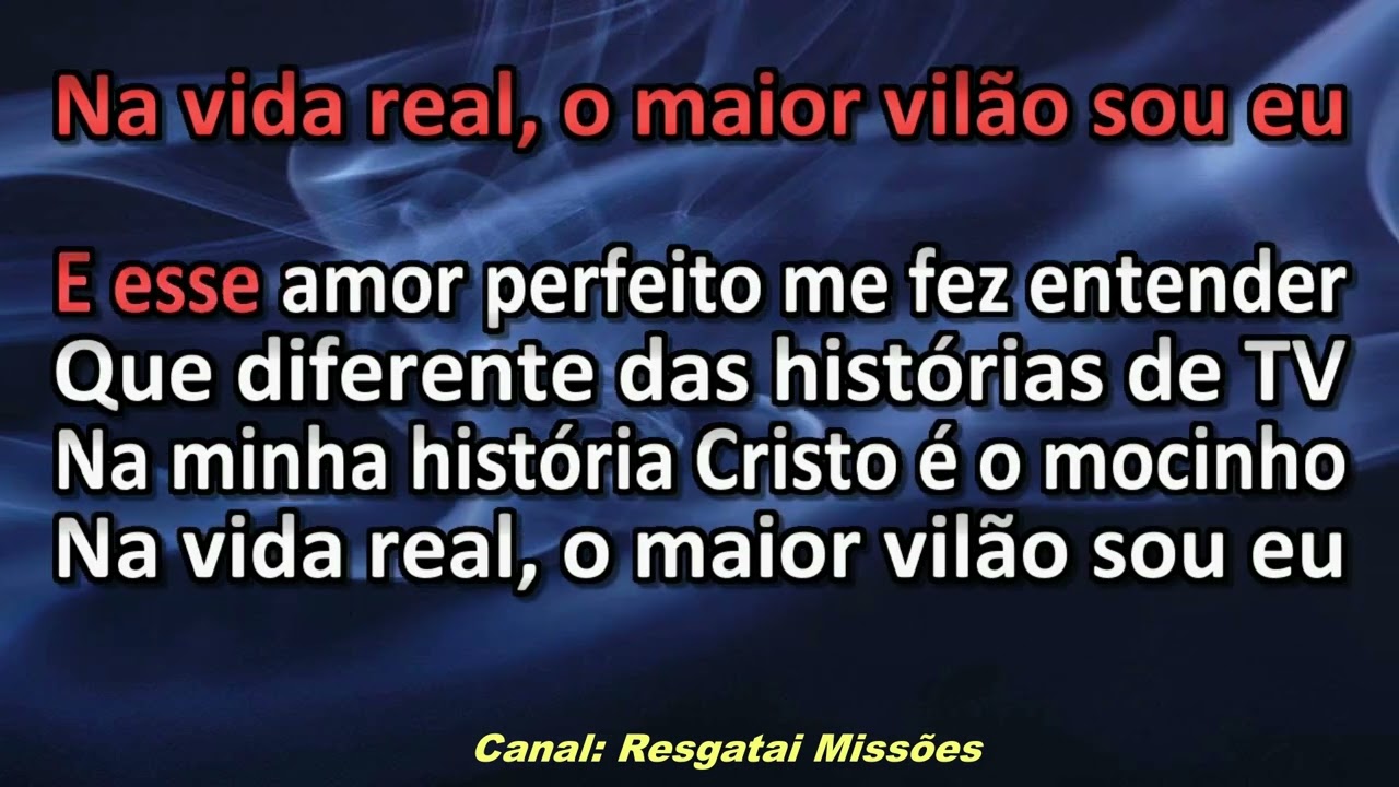Sarah Beatriz - O Maior Vil&atilde;o Sou Eu - Playback - Karaok&ecirc;