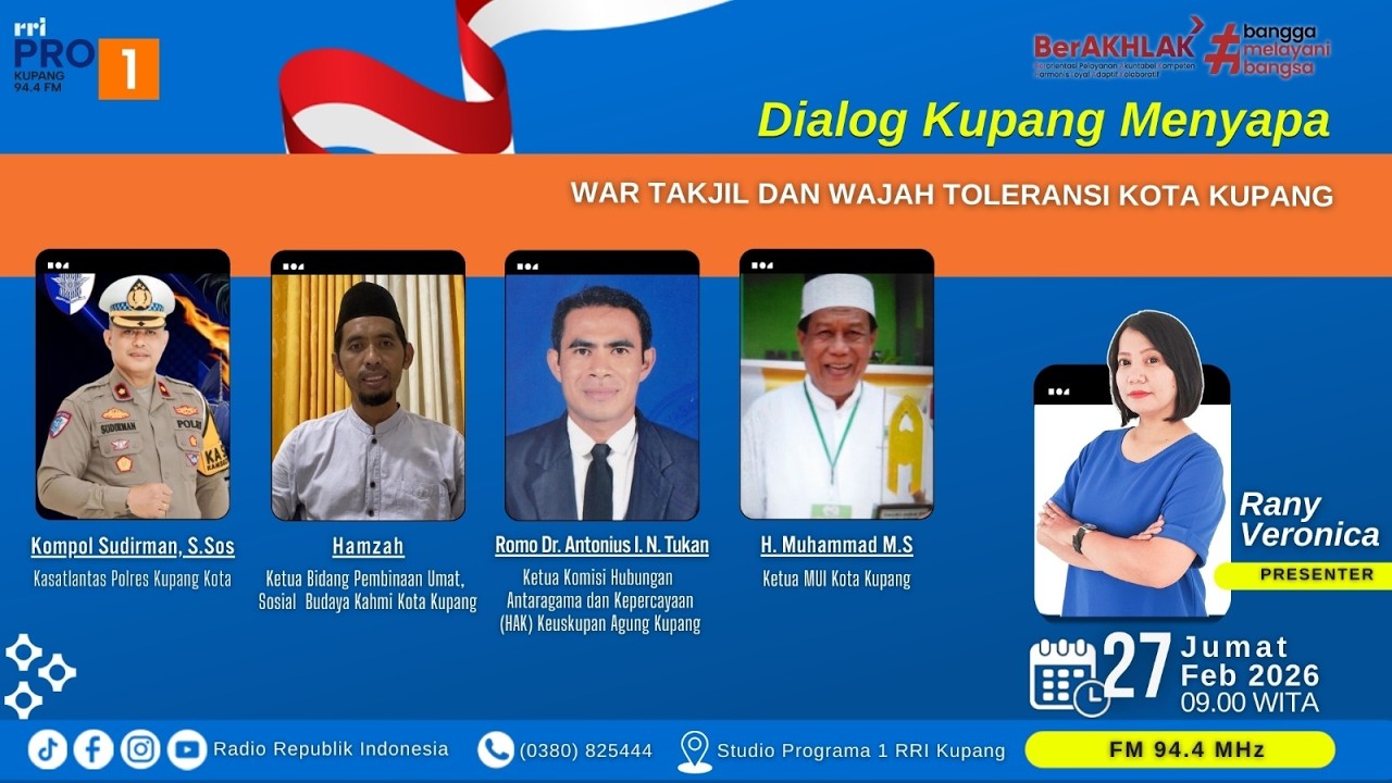 [LIVE] WAR TAKJIL DAN WAJAH TOLERANSI KOTA KUPANG | RRI KUPANG
