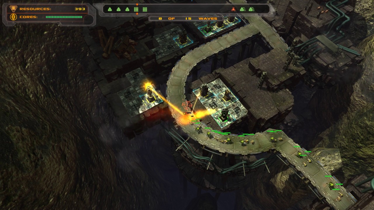 Defense Grid - Mission 4 - The Long Descent - Story Challenge - Gold