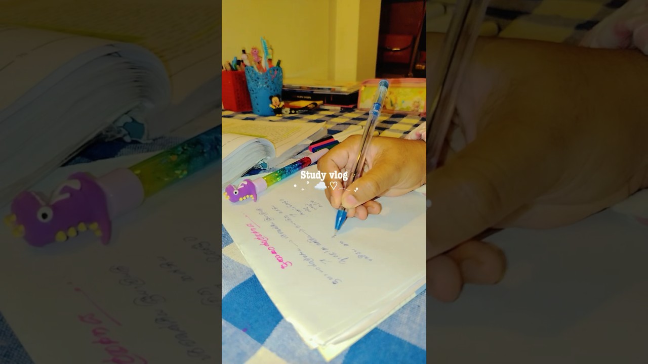 Study Vlog🥹💗 