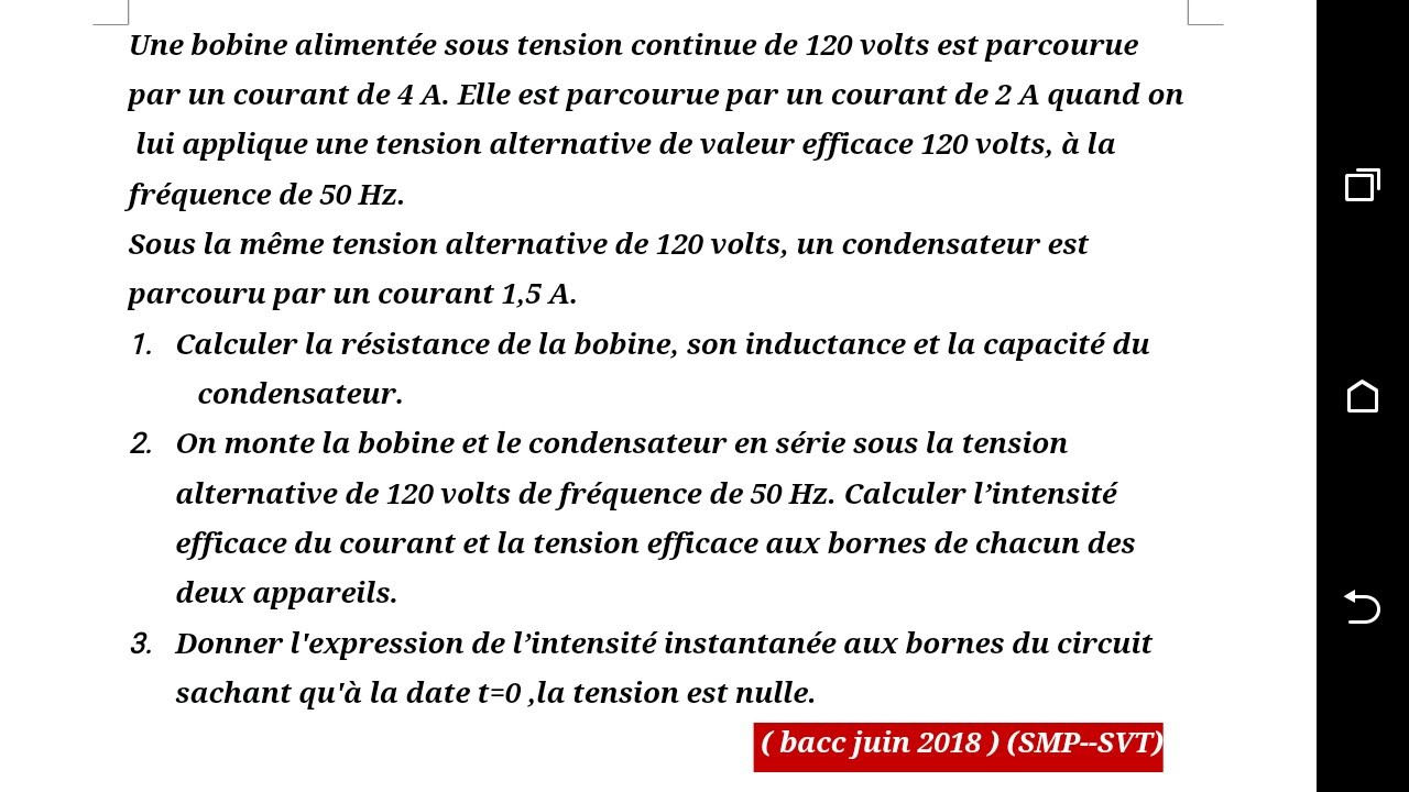20-Alternatif// correction bacc 2018