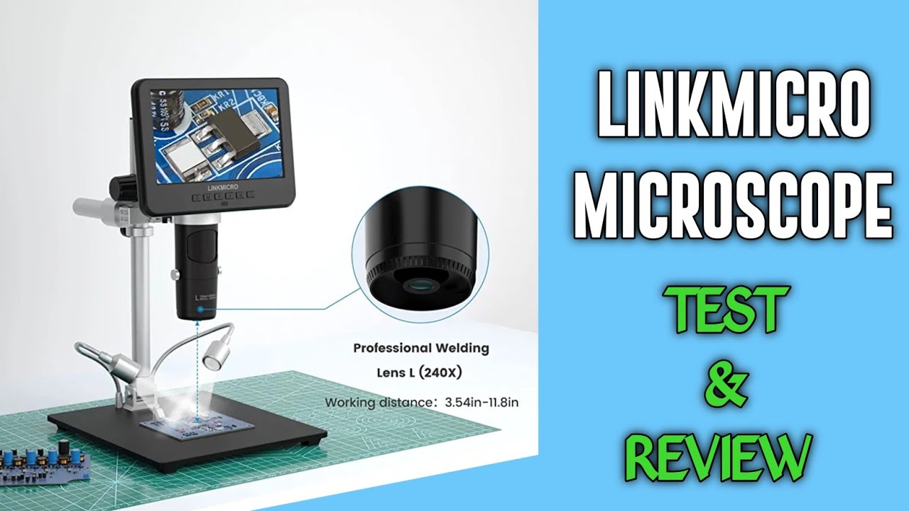 Best microscope For SMD Soldering |  LINKMICRO LM246MS | Review and Test