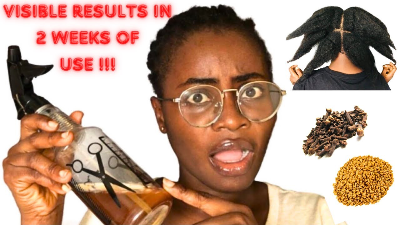 Do Not Wash Out! USE CLOVES & FENUGREEK SPRAY FOR 2 WEEKS & YOUR HAIR WILL NOT STOP GROWING