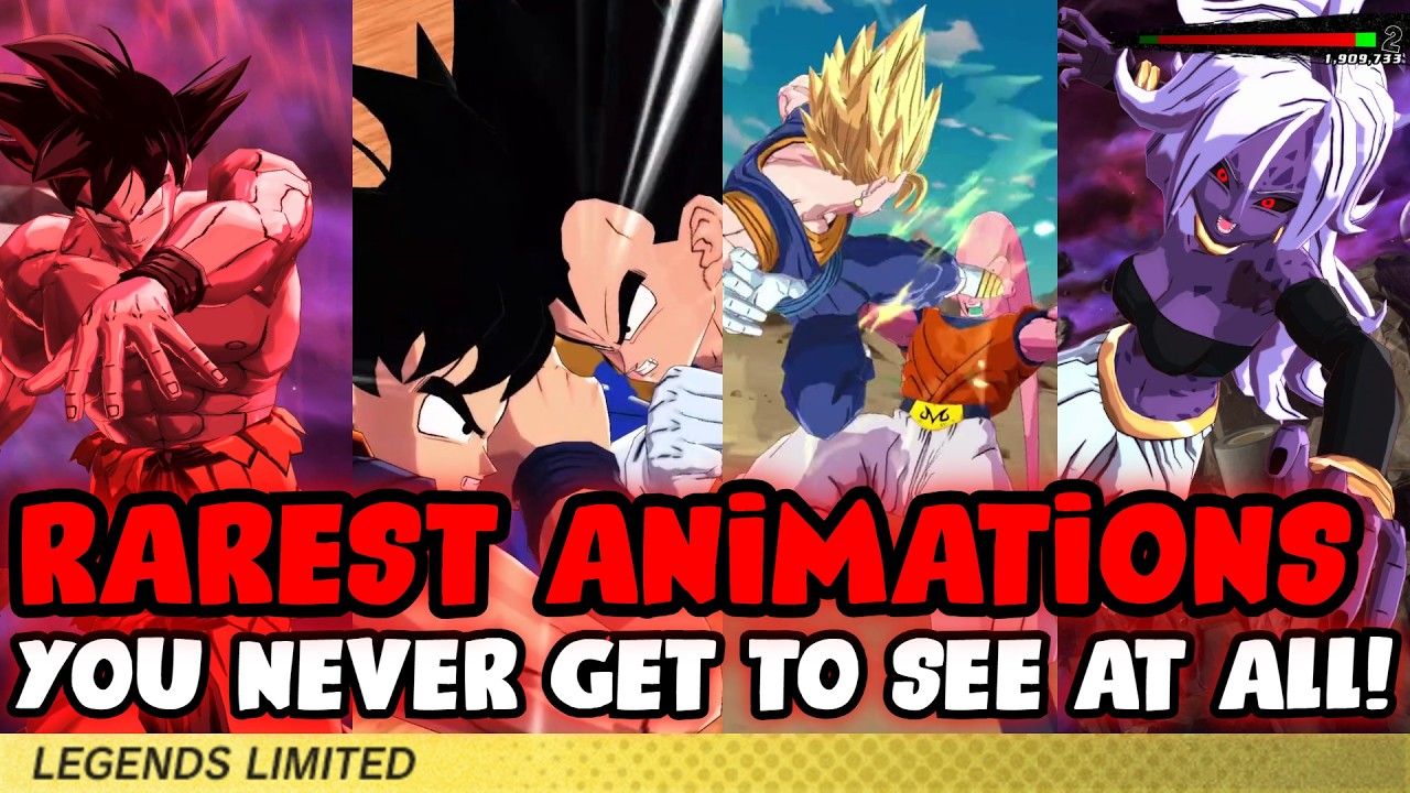 RARE ANIMATIONS YOU NEVER GET TO SEE IN DRAGON BALL LEGENDS