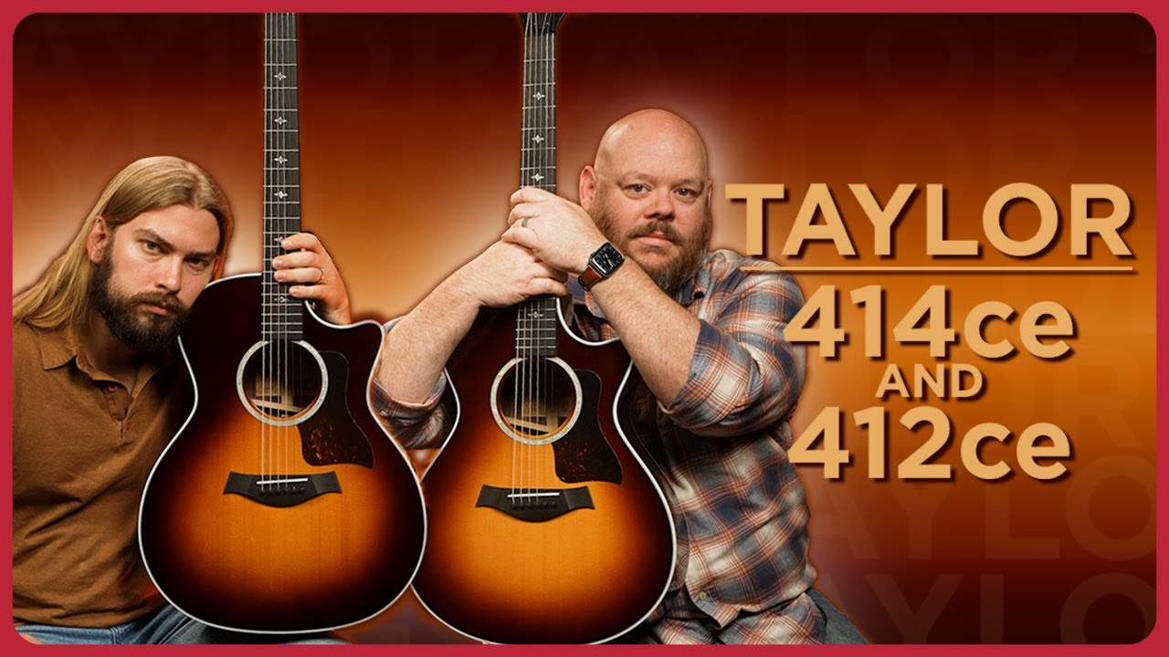 Всплеск вдохновения — переработанные гитары Taylor Guitar 412ce и 414ce