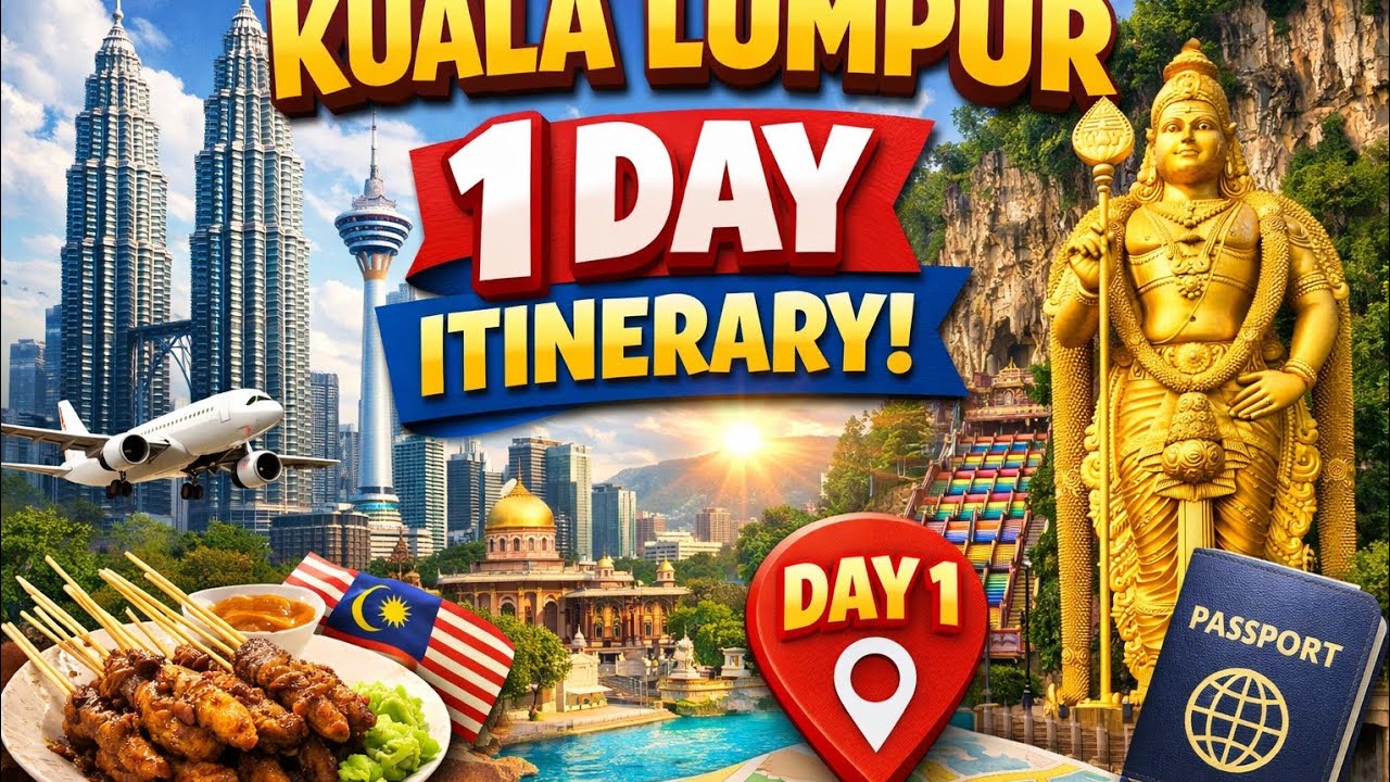 Day 1 Kuala Lumpur Malaysia | 1 day tour of Kuala Lumpur 