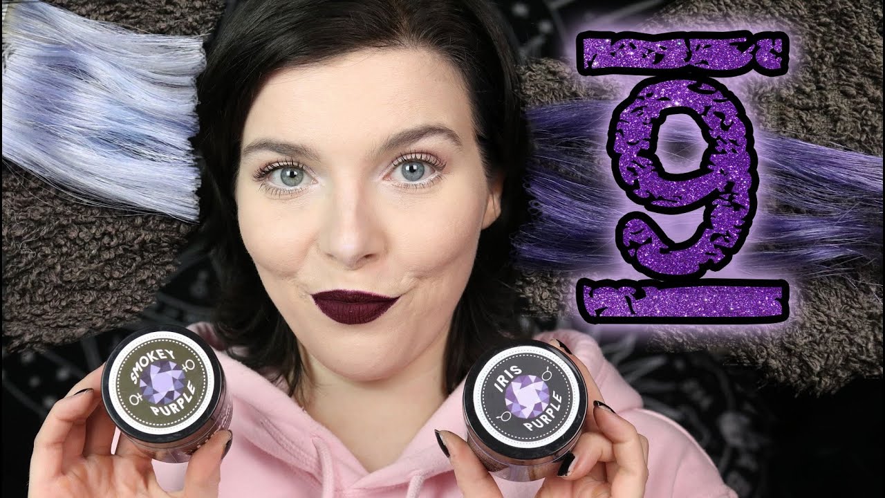 LUNAR TIDES Swatches Iris Purple & Smokey Purple - Haltbarkeit, Auswaschen