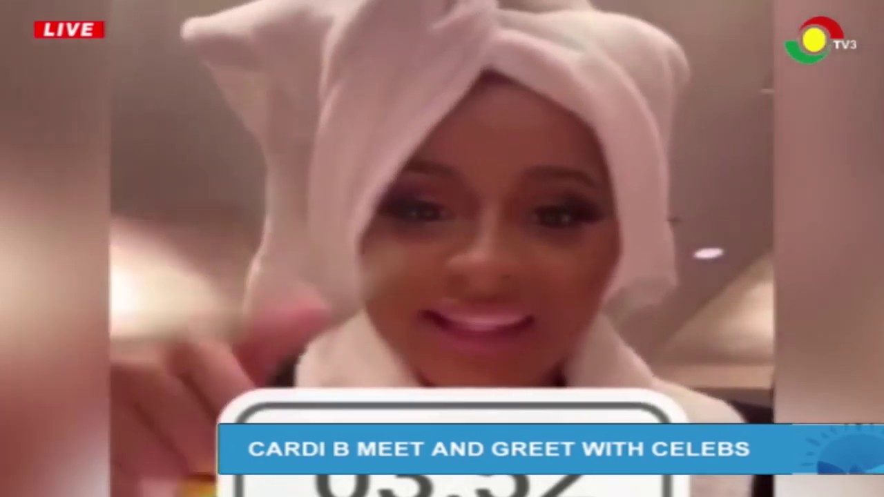 Cardi B's Meet And Greet With Gh Celebrities