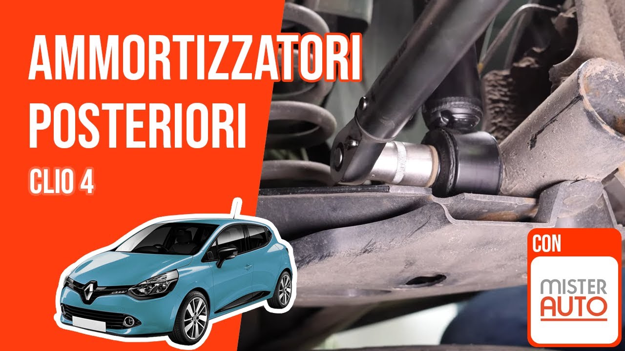 Sostituzione ammortizzatori posteriori Clio 4 ➿
