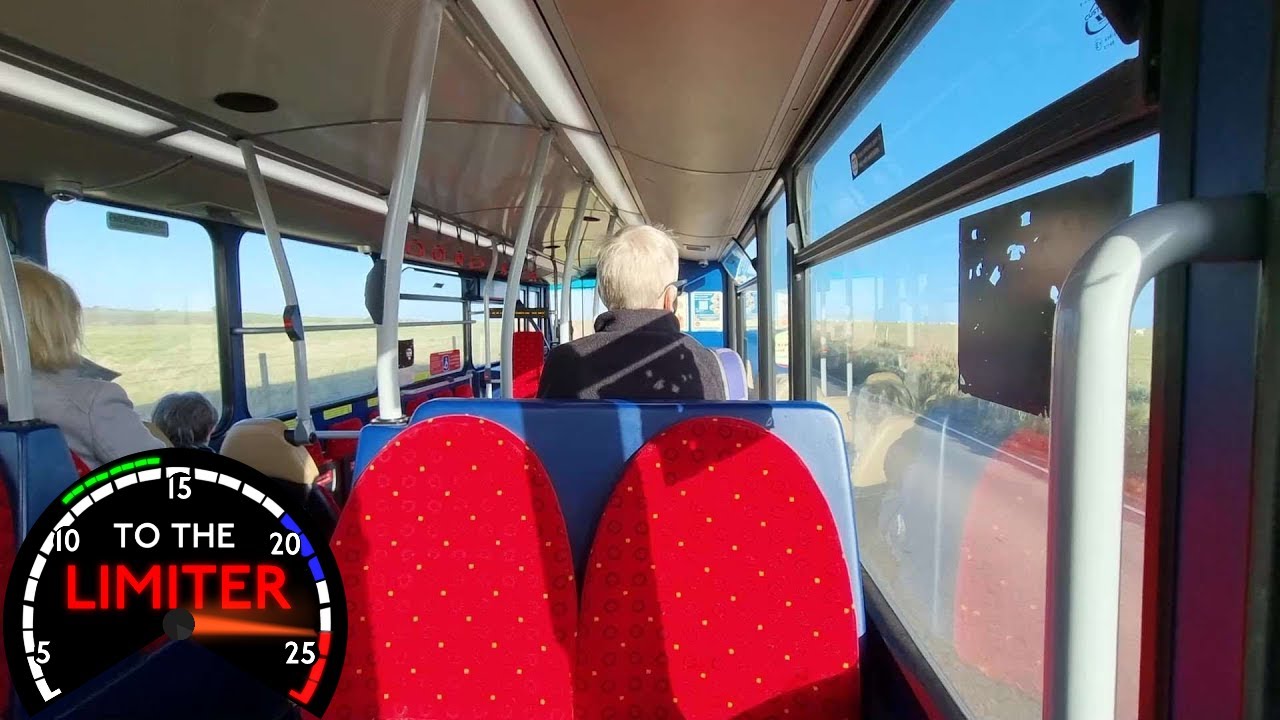 Volvo B9TL with insane revs tackles steep hills (Brighton and Hove)