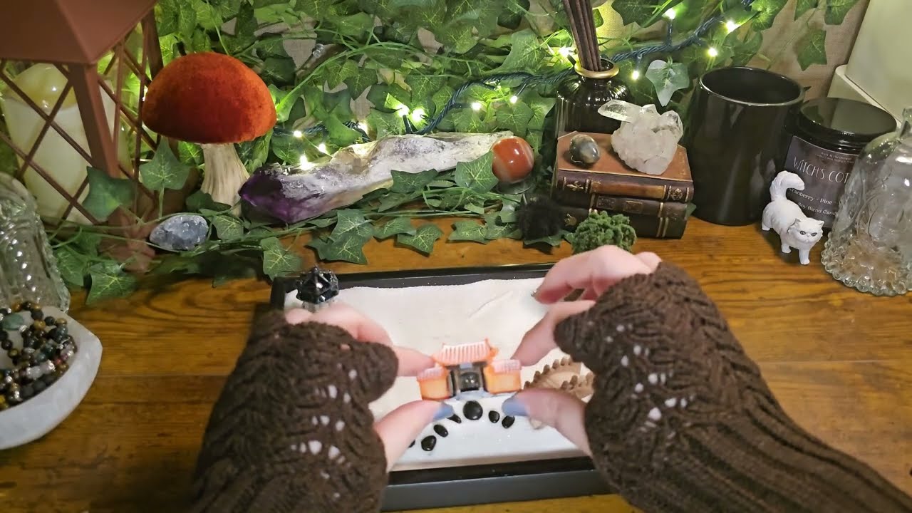 ASMR Decorating My Zen Garden for you (Whispered) #asmr #sleepaid
