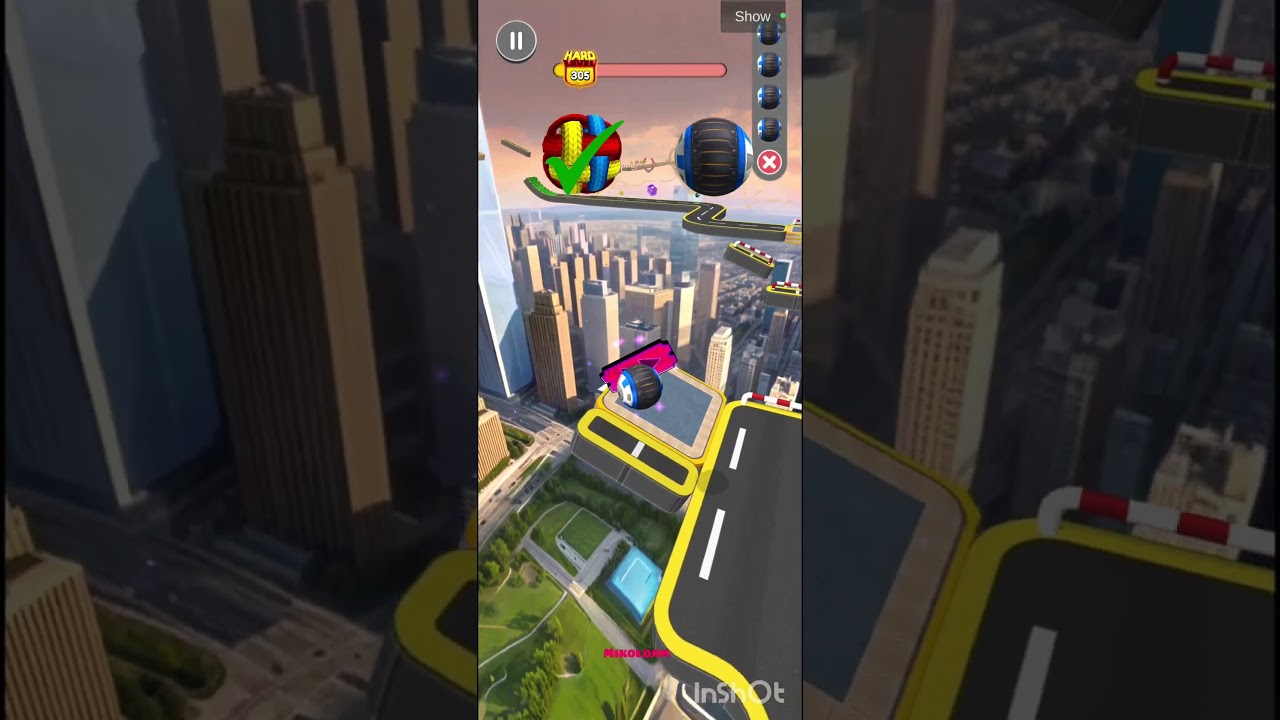 Going Balls IMPOSSIBLE move ChallangeCOMPLETED 😱🔥🏆 #gaming #games #ballgame #goingballs #goingbolls