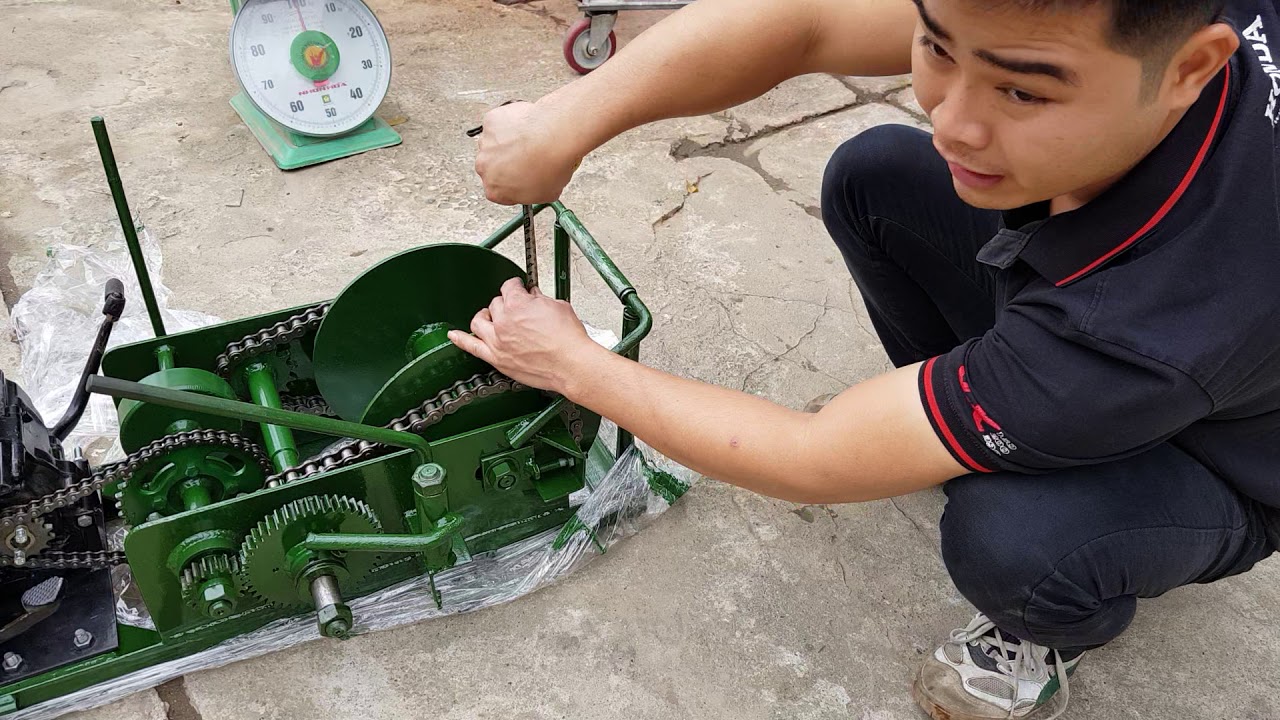Máy tời gỗ min tự chế hiên đại nhất tời gỗ bằng xe máy có số gắt số lh 0989934922