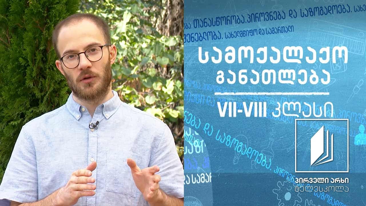 სამოქალაქო, VII-VIII კლასები - პიროვნული უნარ-ჩვევები  #ტელესკოლა
