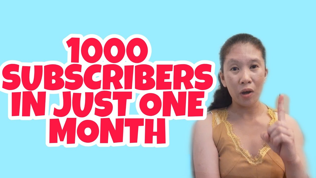 1K SUBSCRIBERS IN JUST ONE MONTH /HAPPY 1K SUBSCRIBERS