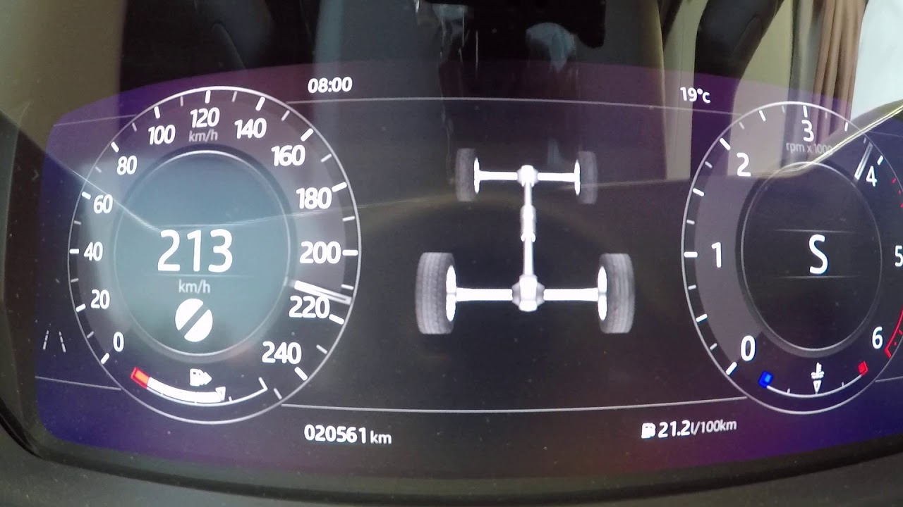 0-TOP SPEED 2019 RANGE ROVER SPORT SDV6 225 kw (306 ps)