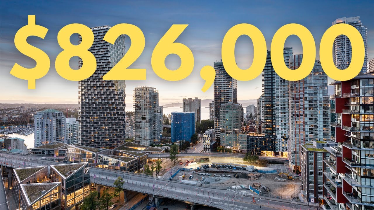 Inside a $826,000 LUXURY Condo in Yaletown's Tallest Tower! - Vancouver Real Estate 2023