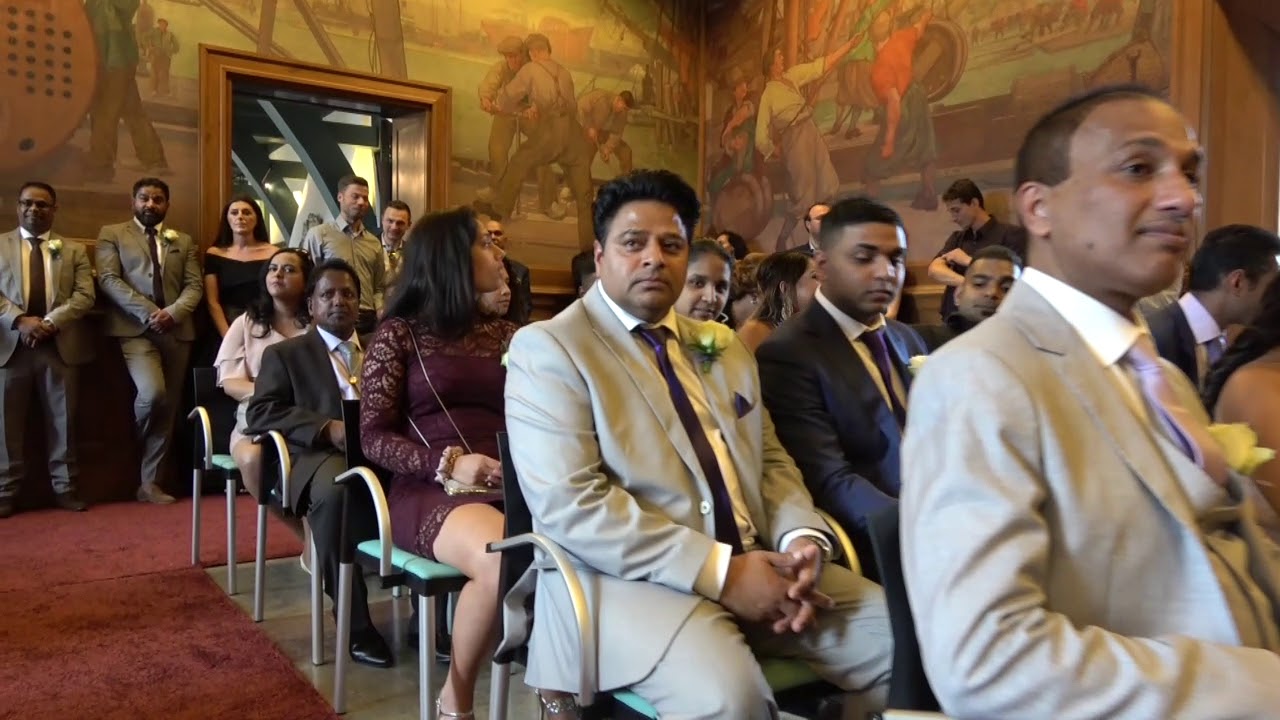 Hindoestaans Huwelijk Stadhuis Dordrecht  2019 Anuradha en Naresh www.visservideografie.nl