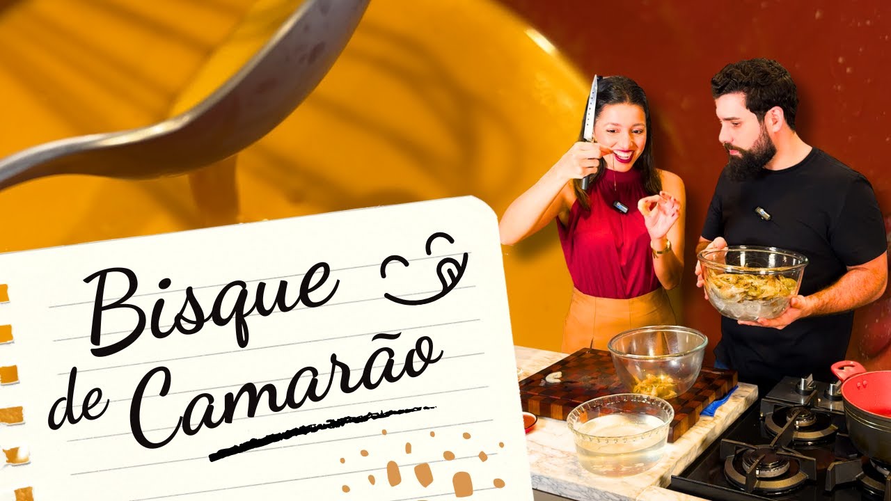 Desafio na cozinha! Bisque de Camarão com Salmão