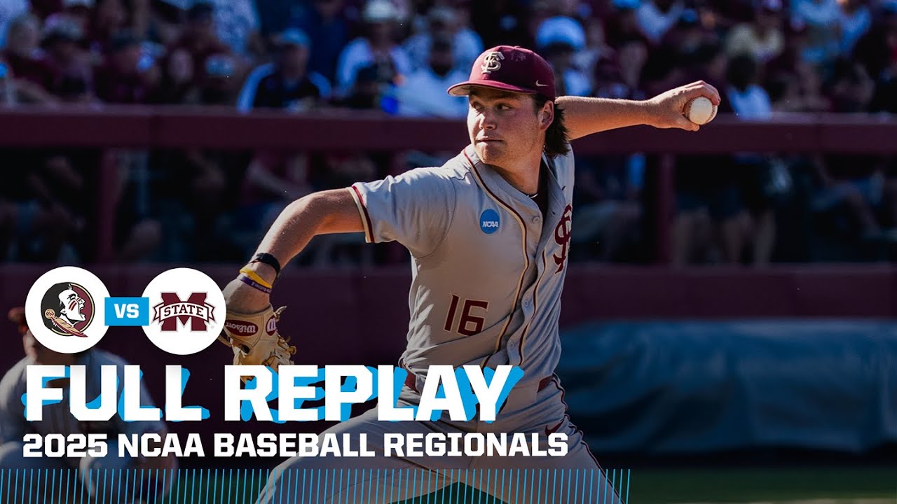 Florida State vs. Mississippi State: 2025 NCAA baseball regionals | FULL REPLAY