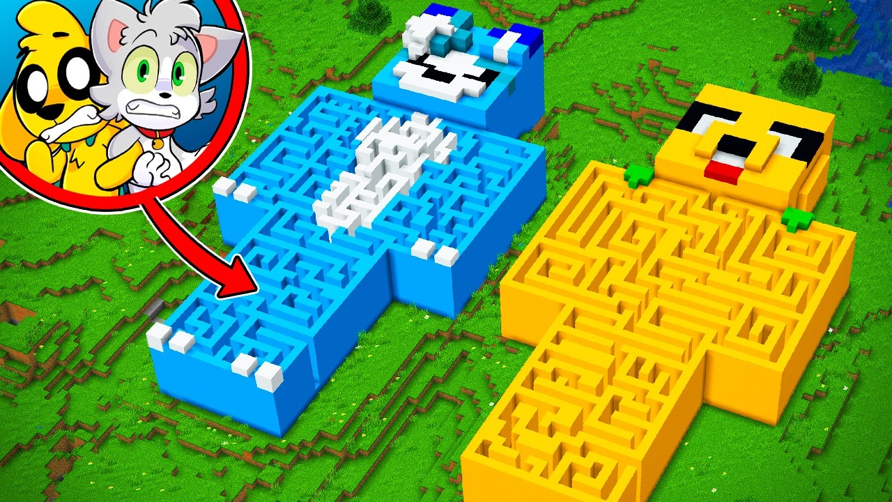 LABERINTO de MIKECRACK vs LABERINTO de AKELA 😱😂 La BASE SECRETA más SEGURA en MINECRAFT 🌊⚡ MIKECRACK