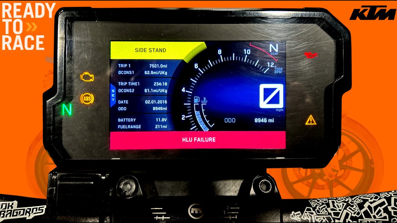 Исправление ошибки HLU — KTM Duke 390