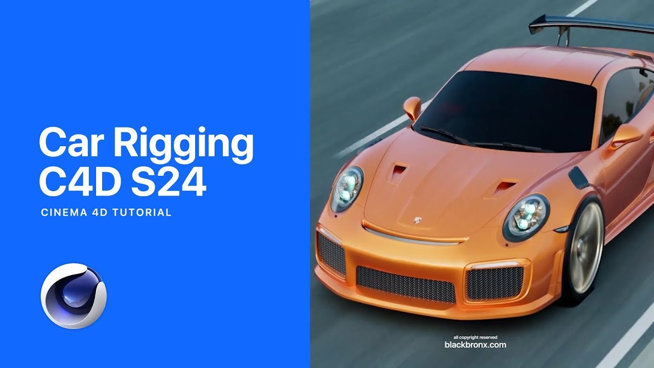 Cinema 4D Tutorial - How to rig car (Audio Fix)