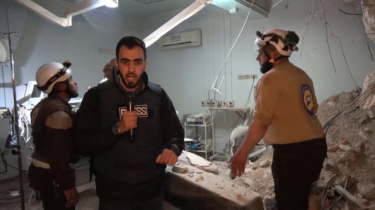الطيران الروسي يُخرج مشفى معرة النعمان الوطني في ريف ادلب عن الخدمة بعد قصفه بثلاث غارات جوية