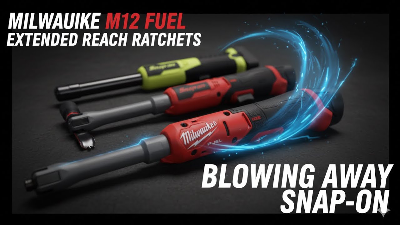 Такого трещотки вы ещё не видели! Milwaukee Gen 2 Extended Reach в действии!