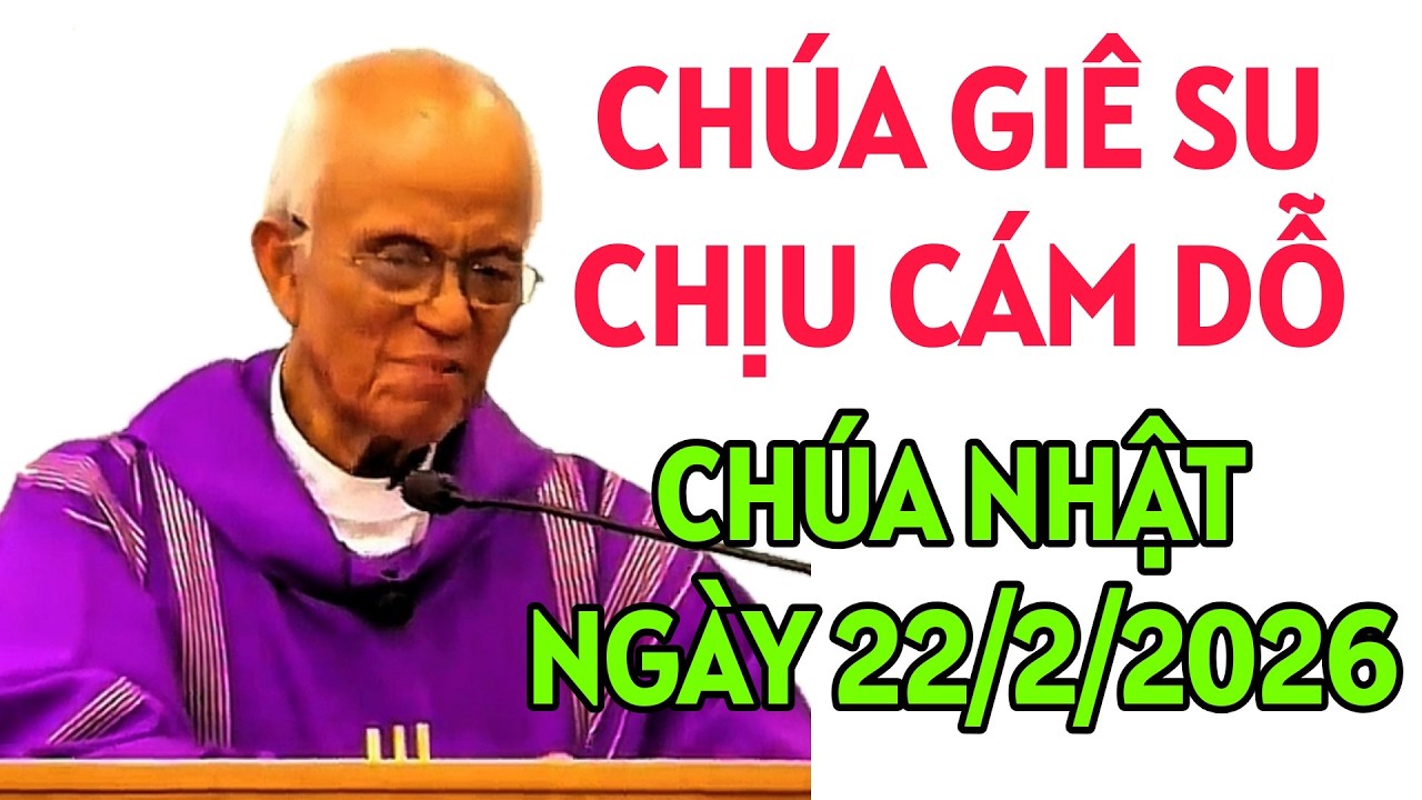 CHÚA NHẬT 1 MÙA CHAY . CHÚA GIÊ SU CHỊU MA QUỶ CÁM DỖ TRONG HOANG ĐỊA. CHA PHẠM QUANG HỒNG GIẢNG