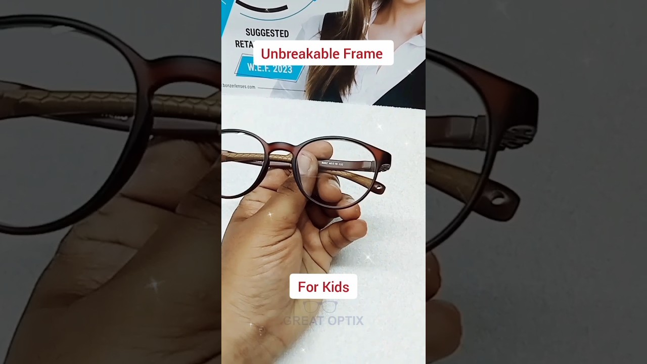 Best Frames For Kids Unbreakable Matte Frames with Priscription Glasses #shorts