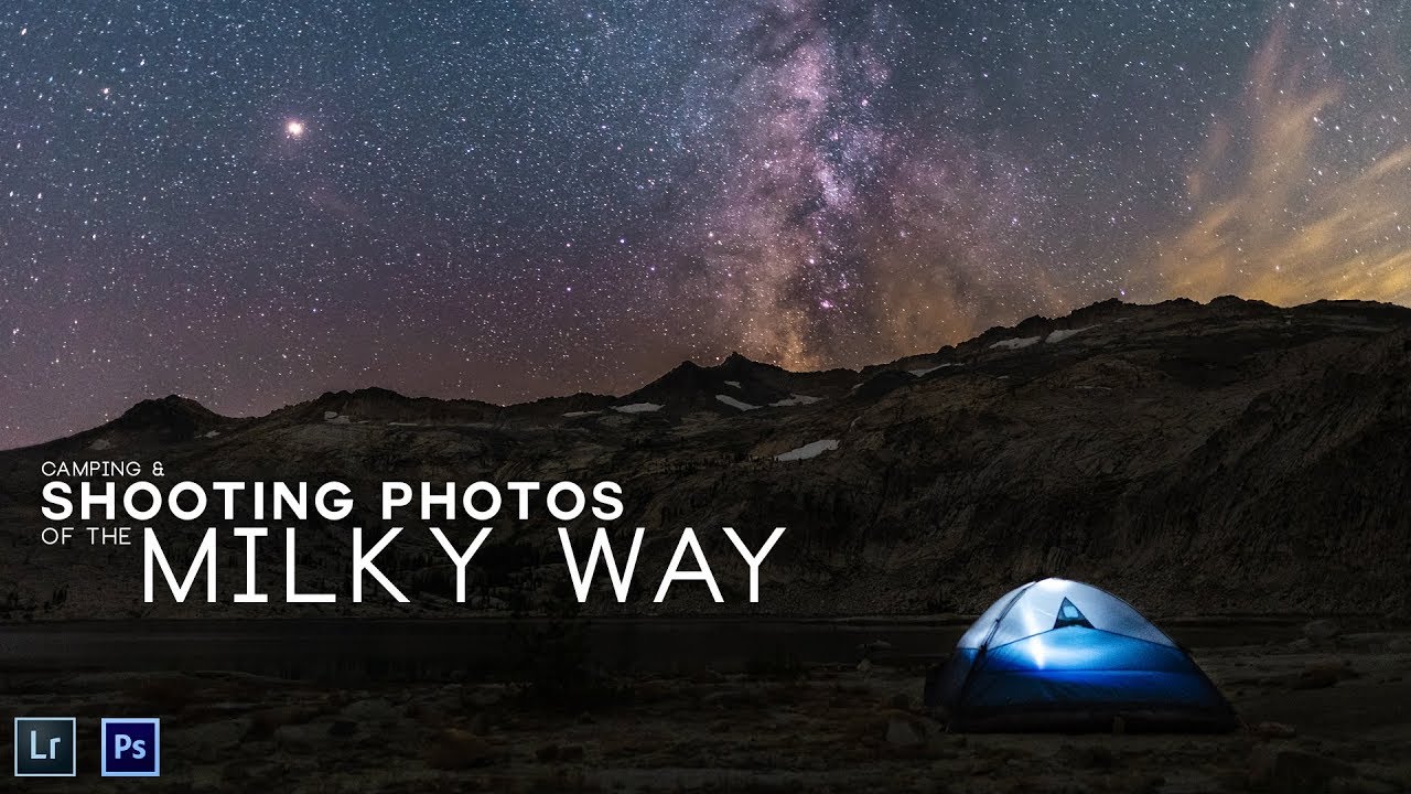 Camping & shooting PHOTOS of the MILKY WAY.