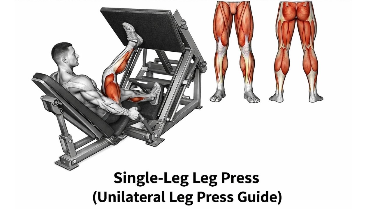 💪 10 Powerful Leg Exercises (Including Single-Leg Leg Press)