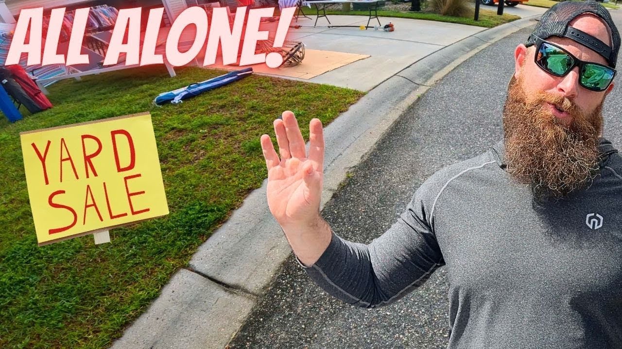 No one showed up to this Community Yard sale!!!