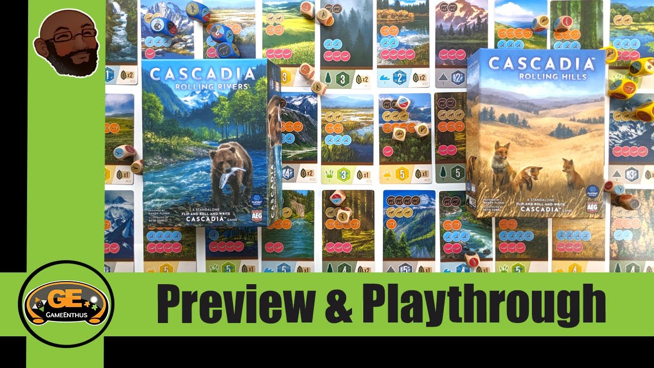 Cascadia Rolling Hills & Rolling Rivers Solo Playthrough