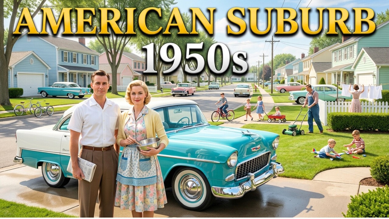 What Life Was Really Like in a 1950s American Suburb | Relaxation Bedtime History