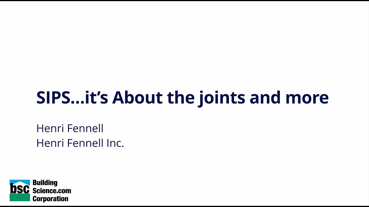 SIPS... It's about the joints and more (Henri Fennell 2025 Westford Symposium)