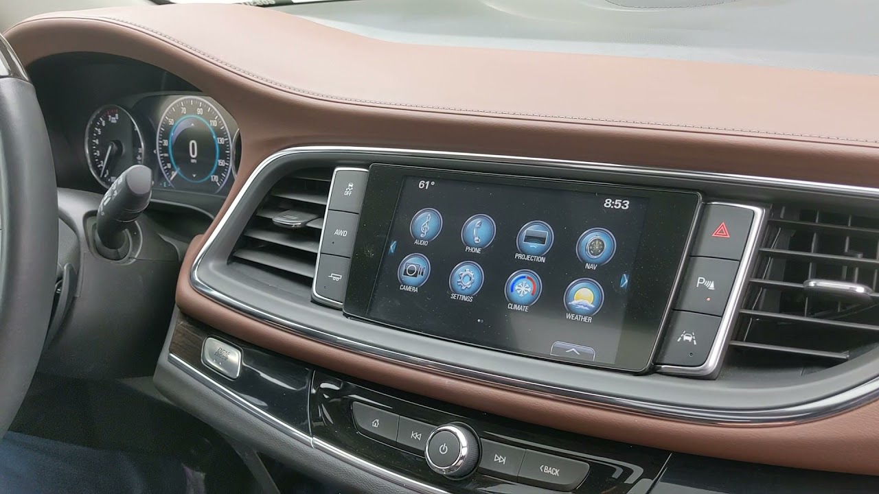 Enclave camera views and intellilink infotainment
