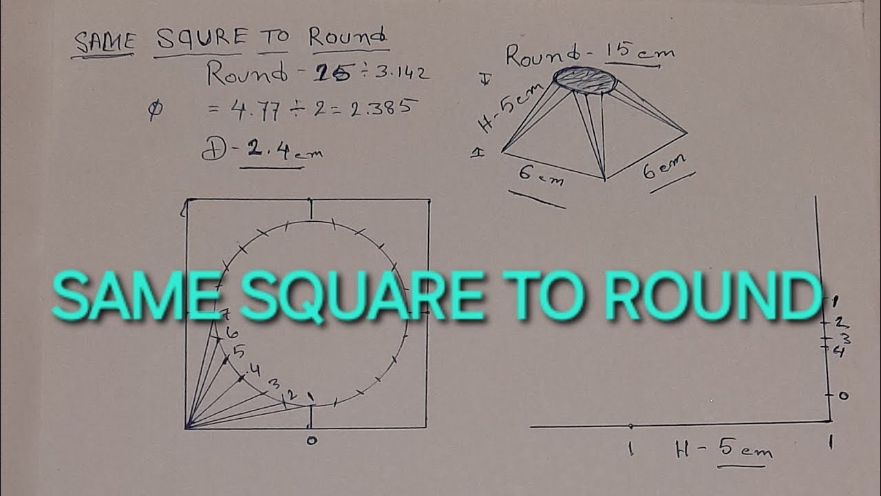 SQUARE TO ROUND 