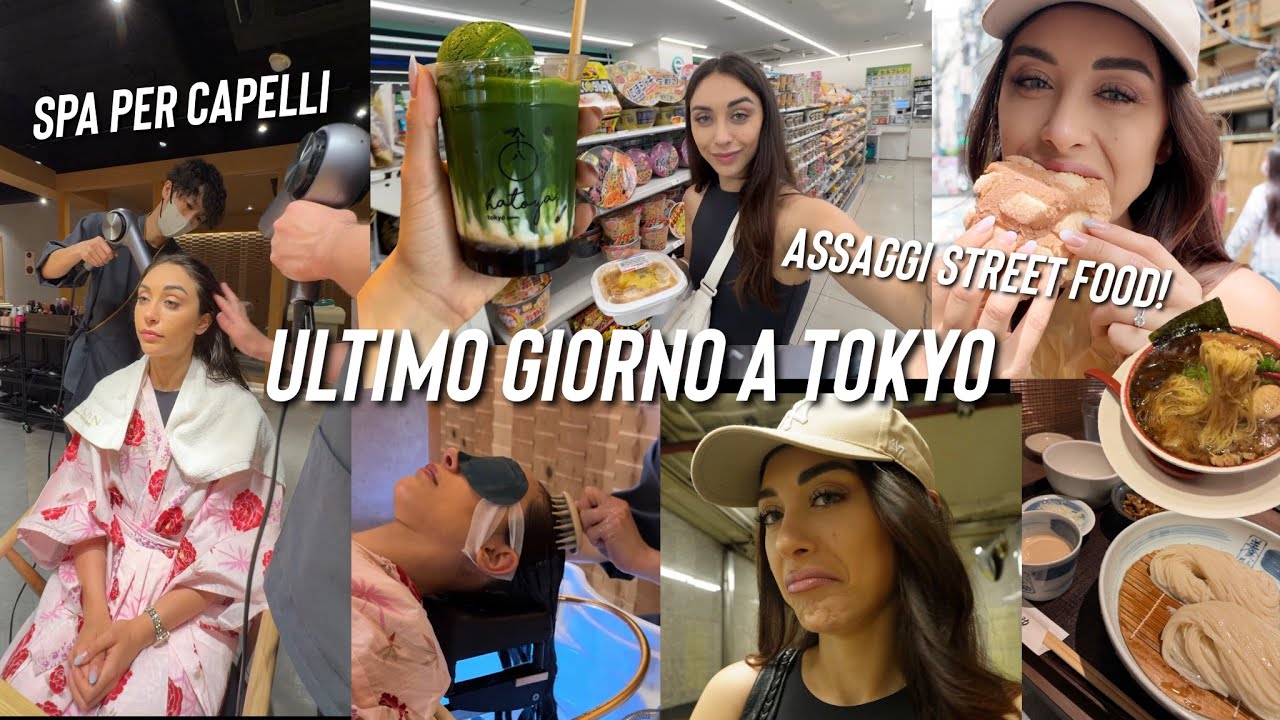 24H A TOKYO PRIMA DI RIPARTIRE! headspa, shopping e street food!