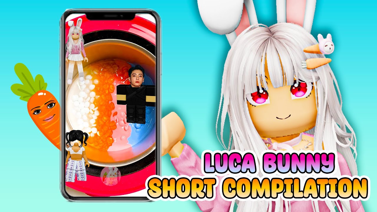 🐰 Текст в речь 🥕 Подборка шорт Luca Bunny №4 🥕 История Roblox