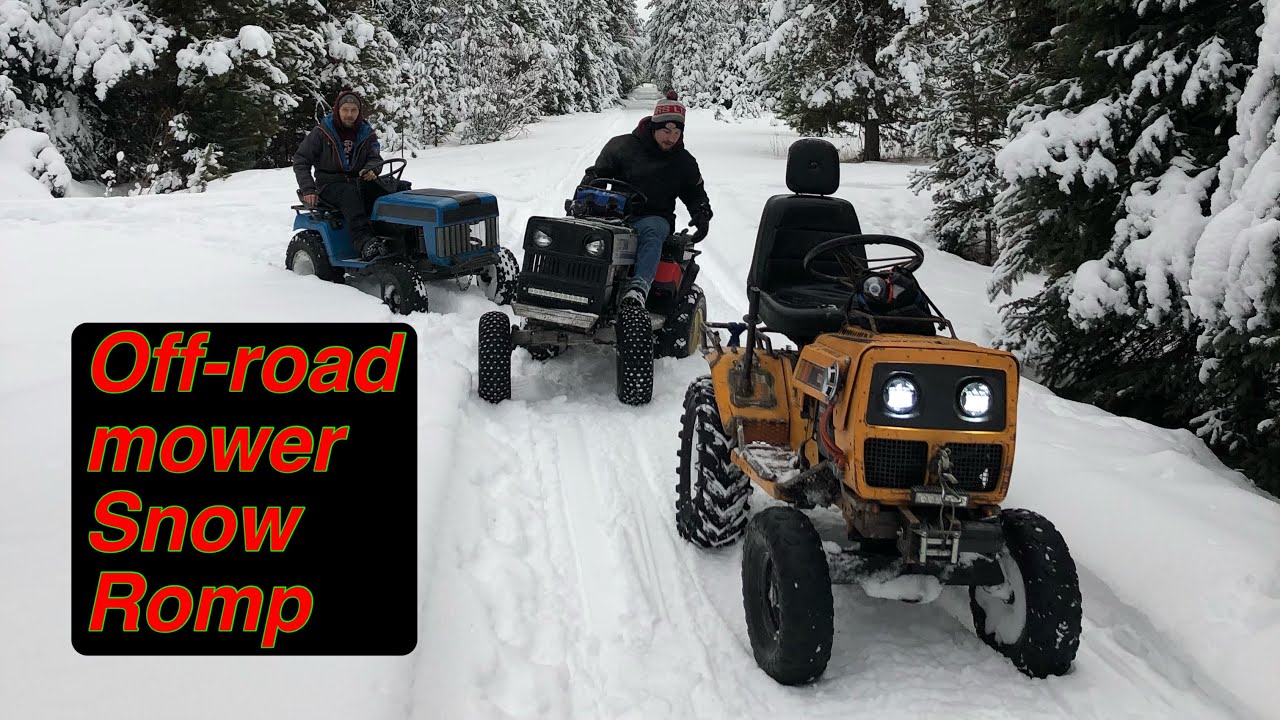 Mud Mowers in the snow!