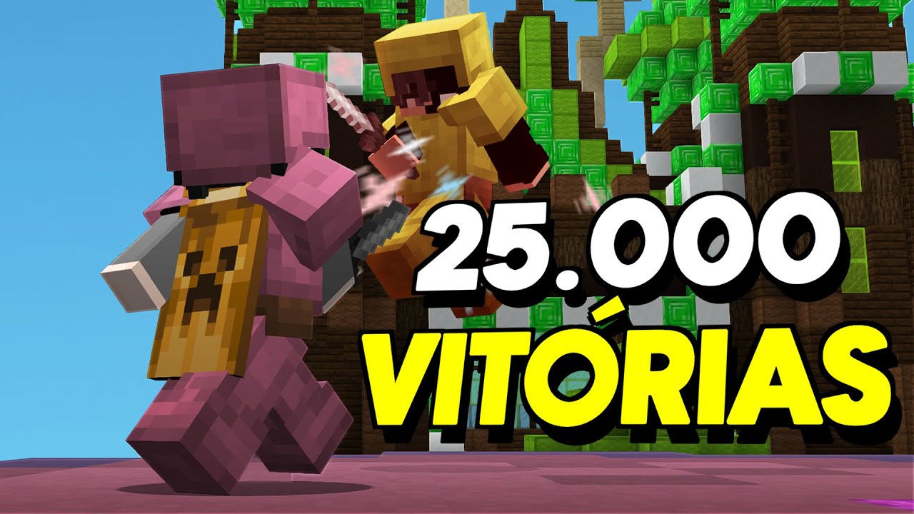 EU CONSEGUI 25.000 VITÓRIAS TOTAL NO BEDWARS (MushMC)